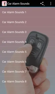 Car Alarm Sounds android App screenshot 0